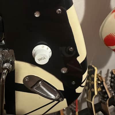 Frankenstrat/Frankenstein Black and White Replica Custom - Amateur image 12