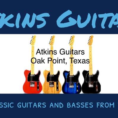 Atkins APB1 Bass Guitar (P-Bass Design) 2022 Red image 6