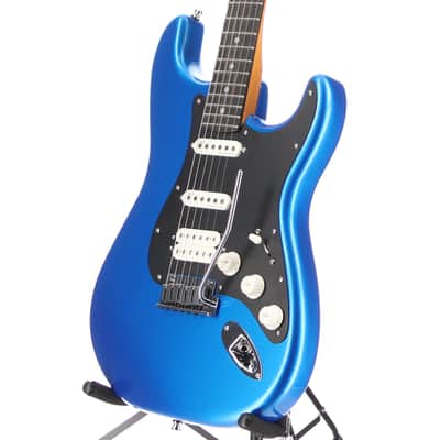 Fender American Ultra II Stratocaster® HSS, Ebony Fingerboard, Noble Blue (B1) (22792) image 4