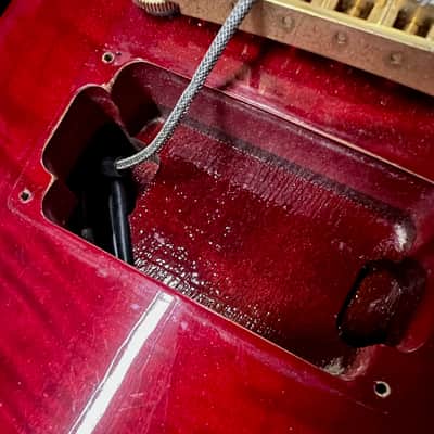 Gibson Les Paul Custom Florentine Plus Custom Shop USA 1997 - Cherry Red image 24