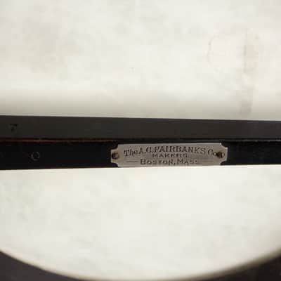 Fairbanks No. 0 5 String Banjo (1905), ser. #22907, black tolex hard shell case. image 12