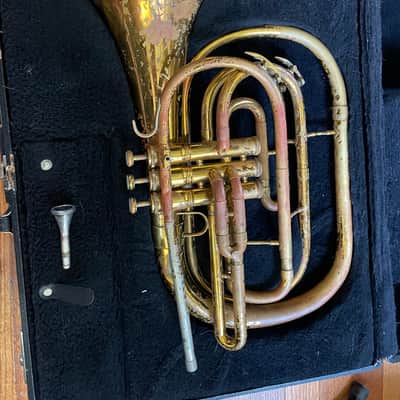 king 1122 mellophone (marching french horn) image 2