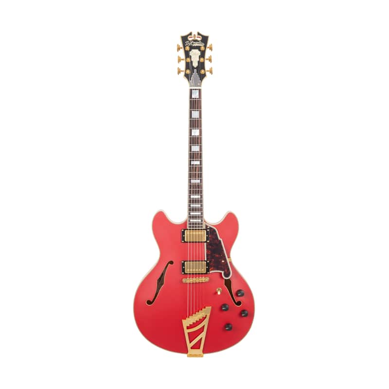 2017 D'Angelico Deluxe DC Semi-Hollow Electric Guitar w/Stairstep Tailpiece, W170XXXX image 1