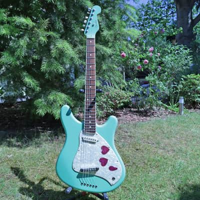 Fender Venus Owned by Courtney Love ex Hole Surf Green 1994 Custom Shop Guitar image 1