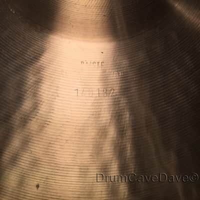 FABULOUS 1981 20" PAiSTe SOUND CREATION BRIGHT RIDE CYMBAL image 6