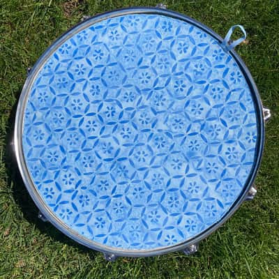 14" single layer Drum Bunny cloth drum cover - dampener - partial mute - compare to Drum Tortillas - Quesadilla - Big Fat Snare image 1