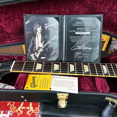 GIBSON LES PAUL CUSTOM SHOP 54’ OXBLOOD JEFF BECK VOS SERIAL 078 image 6