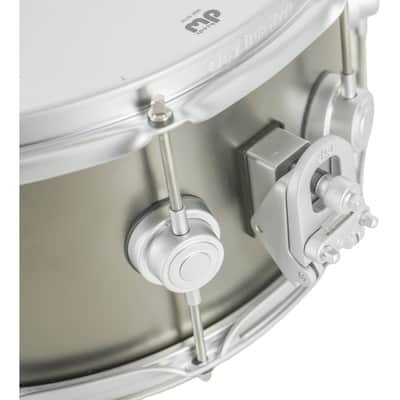 DW Collectors Series Stainless Steel Snare Drum 14''x6.5'' Die Cast Hoops image 3