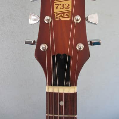 Vintage Hondo 732 Deluxe LP late 70's early 80's Natural Brown OHSC. image 4
