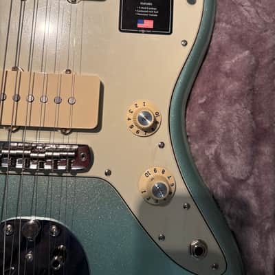 Fender American Professional II Jazzmaster with Maple Fretboard 2020 - Present - Mystic Surf Green image 5