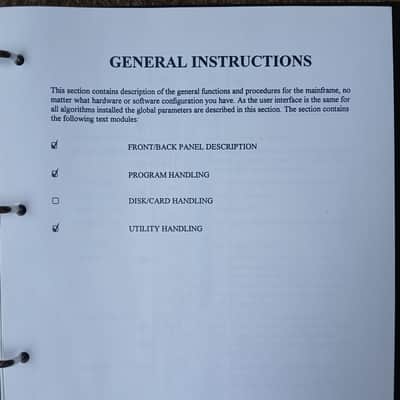 Owner's Manual for t.c electronic M500 Digital Audio Mainframe  1995 image 8