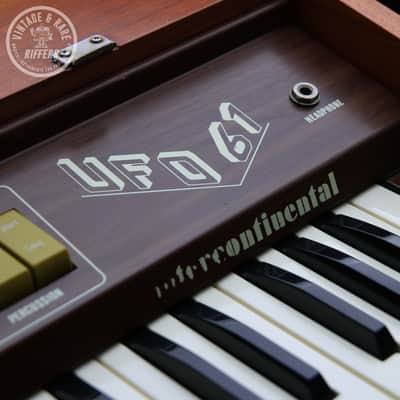 (Video) *Serviced* Viscount UFO 61 Intercontinental Vintage 1970s Italian 61 key Electronic Combo Organ Synth Made in Italy All Original Synthesiser w/ Built-in Drum Machine & Speakers (Similar to Roland CR-68 78 Compu-Rhythm) image 5