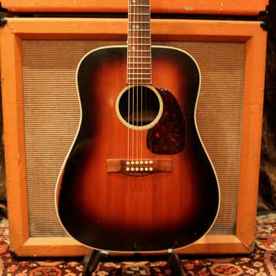 Vintage 1967 Levin (Martin) LN26 Goliath Made in Sweden Sunburst Acoustic Guitar image 1