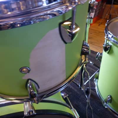 OCDP 5pc Venice Series Drum Set Lime Green Wrap image 5
