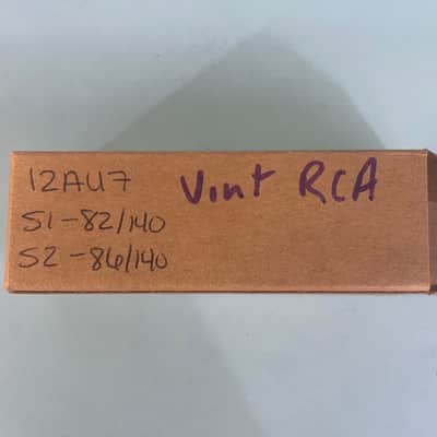 Vintage RCA 12AU7A ECC82 Long Plate Halo Getter Preamp Tube! T152 image 6