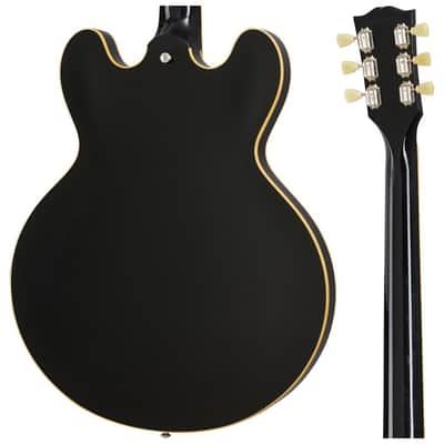 Gibson ES-335 Semi-Hollow Guitar - Vintage Ebony image 6