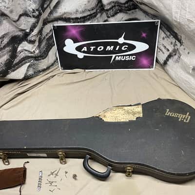 Gibson Les Paul Standard Guitar -Repaired/Routed/Re-finished-Read Description! 1969 Goldtop->Black image 2