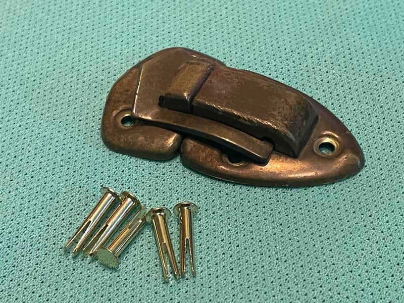 Vintage 1952 Fender Case latch go nocaster poodle case telecaster excelsior latch image 1