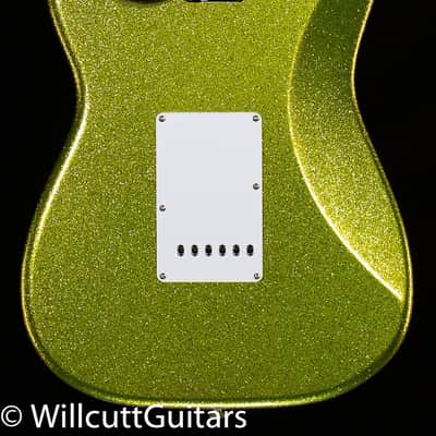 Fender Custom Shop Dick Dale Stratocaster Rosewood Fingerboard Chartreuse Sparkle (574) image 4
