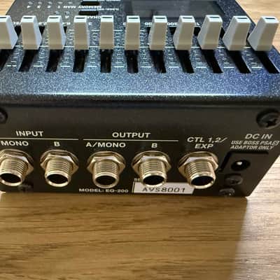 Boss EQ-200 Equalizer 2019 - Present - Black image 3