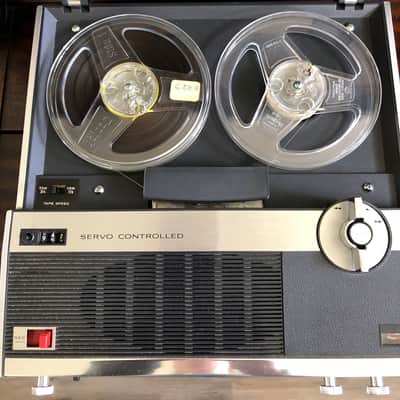 SONY TAPE RECORDER TC-222-A VINTAGE 5" REEL TO REEL sounds great. image 2
