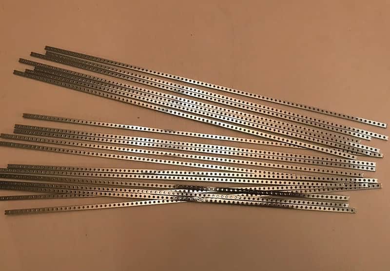 Unbranded M2.5 Threaded Strips Eurorack (pair) 84Hp or custom image 1