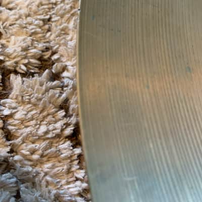 A. Zildjian 60s Stamp 18" Crash Ride - Riveted - Repaired image 4