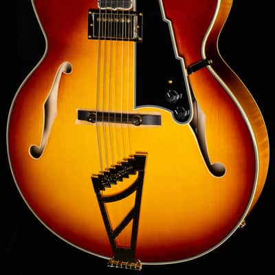 D'Angelico Excel EXL-1 Dark Iced Tea Burst Demo (587) image 1