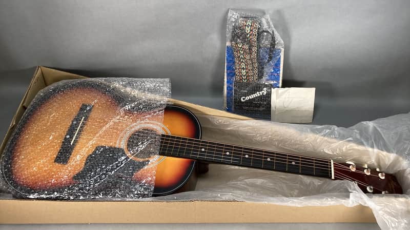 Harmony H0401P: 1980s Vintage Acoustic Parlor Guitar; Blues & Folk Tone image 1