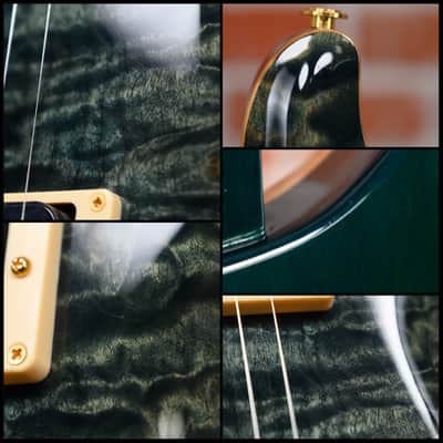 PRS Dragon III #46 of 100 Quilted Maple Top Teal Black /Brazilian Rosewood 1994 w/OHSC image 14