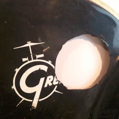 *Gretsch,Tama,Attack 7x 22" Bass Drum Heads KickBatter+Ported Resonant Ebony Lot image 2