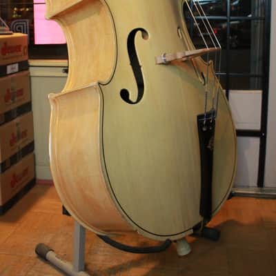 King Mortone Double Bass Blonde c1960 image 6