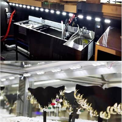 Led Module,Replacement Lights For Inflatables White 20Pcs 9.8 Ft 5730 Smd 150Lm Per Led Module Ip65 Waterproof Christmas Inflatables Light For Letter Sign With Tape Adhesive Backside (White Light) image 5