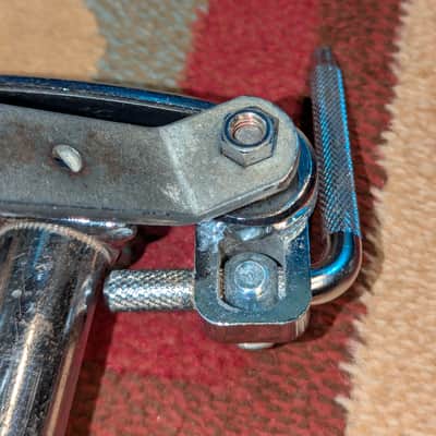 Ludwig Double Tom Holder With Wrench 70s image 6