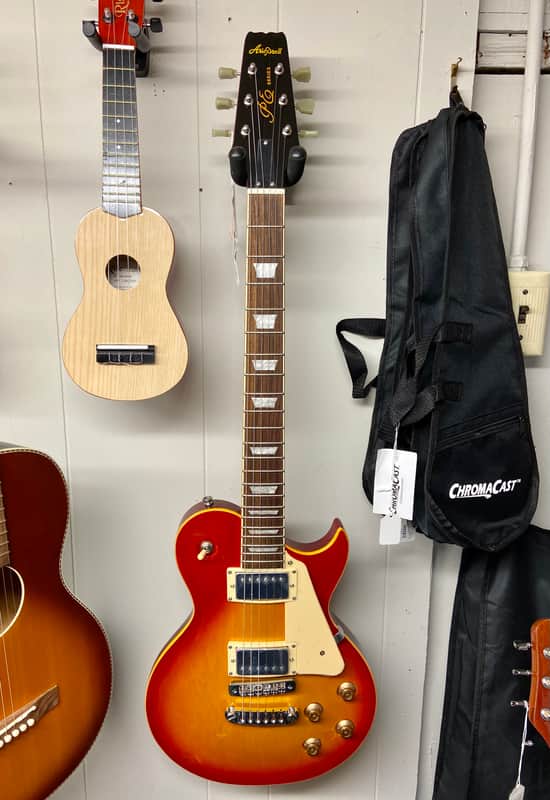 Aria Pro II PE-350STD CS - Cherry Sunburst Les Paul Style | Reverb