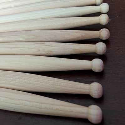 Vic Firth Drumsticks Factory 2nds Blank Ride Clarity Drum Stick Pair Wood Tip Peter Erskine 2020s - Natural image 3
