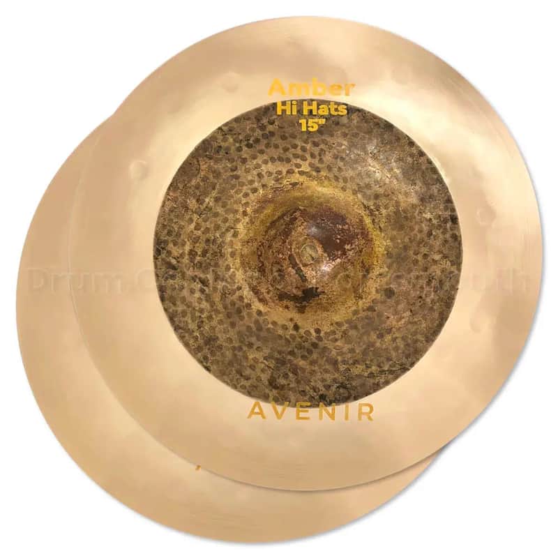 Avenir Amber Hi Hat Cymbals 15" image 1