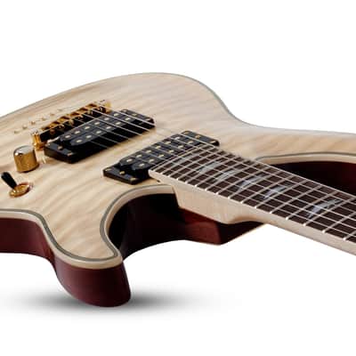 Schecter Omen Extreme-6 Electric Guitar. Gloss Natural image 8