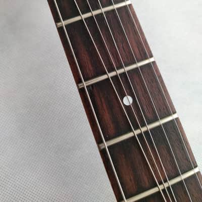 Aria Pro II AQ-65 Aquanote - Arch Top - See-Thru-Red - 1989 JAPAN VINTAGE image 8