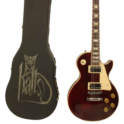 1988 Gibson Les Paul Standard Electric Guitar, Wine Red w/ Case image 1