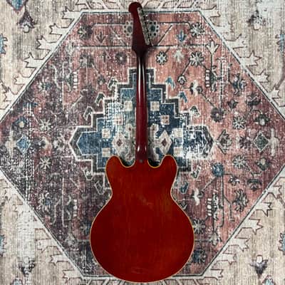 1967 Gibson Trini Lopez Standard Vintage Cherry Made In Kalamazoo ES335 Body Firebird Neck Semi Hollowbody Electric Guitar W/ Custom Shop Lifton Hardshell Case! image 6