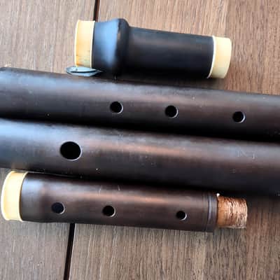 Antique Blackwood One Key D Flute w/Box 19th century Irish image 13