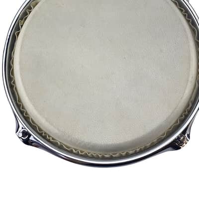 Zension 7" and 8" BONGO DRUMS - Latin Percussion Bongos Set Cowhide Tuning Key RED Wood image 11