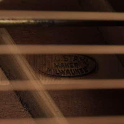 Stahl 10 Sub-Bass Harp Guitar, made by Larson Brothers, c. 1912, NO CASE case. image 12