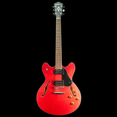 Washburn HB-30 Semi Hollow - Red image 3
