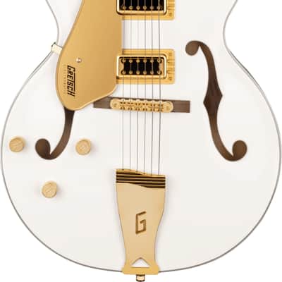 Gretsch G5422GLH Electromatic Classic Left-Handed Hollowbody Electric Guitar, Laurel Fingerboard, Snowcrest White image 2