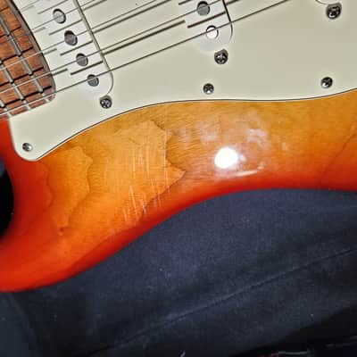 2011 Fender American Standard Stratocaster with Rosewood Fretboard - Sienna Sunburst image 3