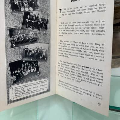 1930’s Gibson “What do you want to do?” Booklet Rare brochure Catalog Collector case Candy vintage pre war Roy Smeck Gene Autry Script image 6