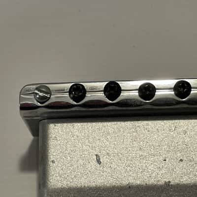 1990's Fender USA American Standard Stratocaster 2 Post Chrome Tremolo Bridge (For Parts) image 11