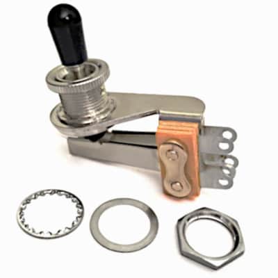 Switchcraft 3-Way Right Angle Long Thread Toggle Switch for Fender Guitars